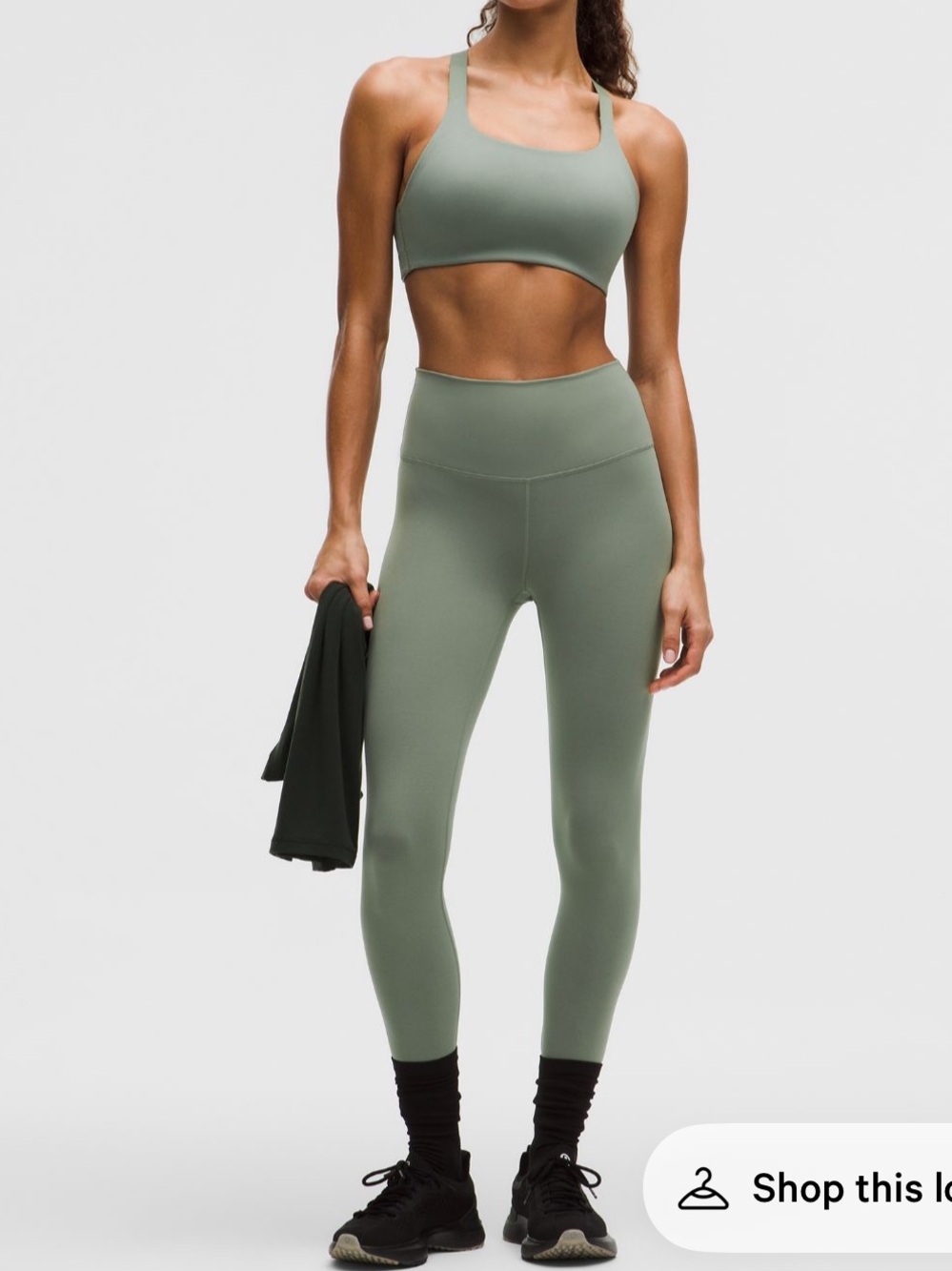Sage Green Wunder Train - High Waist Leggings